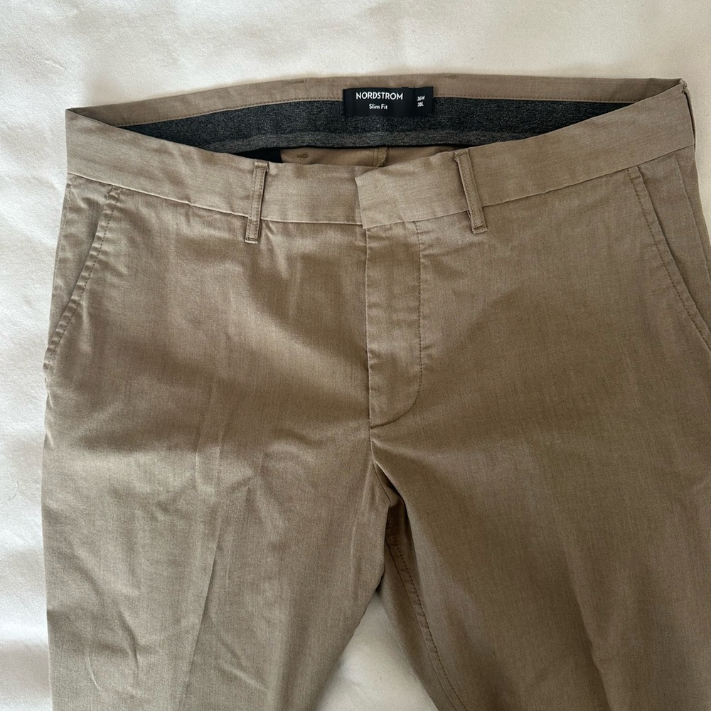 Nordstrom Tan 2 Grey Chinos Classic Styles